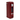 Front view of the Yocan UNI Pro Plus with a dark red finish, showing its rectangular shape and a small digital display.