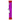 Tall vertical view of a purple JM Plastics Straight Tube with Carb Hole Acrylic Bong with red caps and a silver angled bowl inserted.