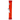 Tall, straight view of the JM Plastics Straight Tube with Carb Hole Acrylic Bong in translucent red showing a silver downstem set at an angle and a small "Made in the U.S.A." sticker.