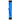 Front view of the JM Plastics Straight Tube with Carb Hole Acrylic Water Pipe, showcasing its clear blue acrylic construction.