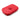 A slightly angled, top-down view of the Crimson Collapsible Bowl Scale, showing its compact, red design.
