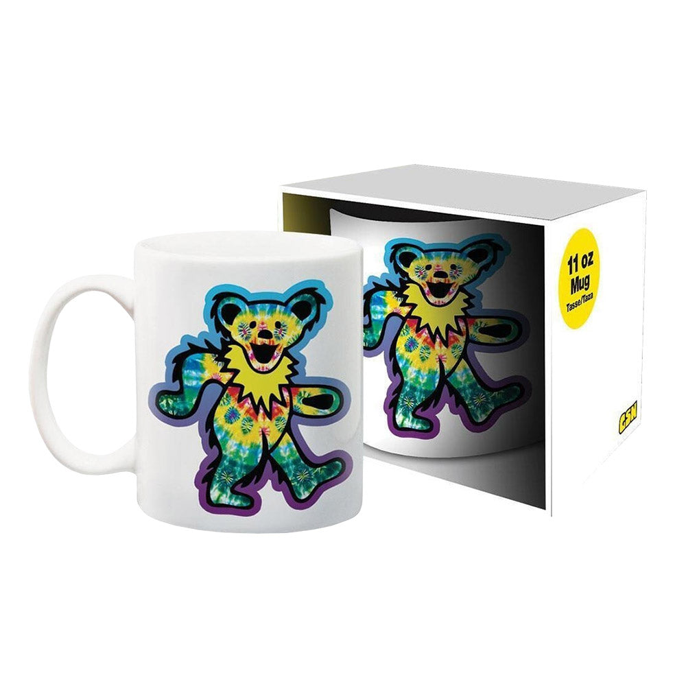 Grateful Dead Rainbow Bear Ceramic Mug