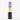 A close-up, side view of the SakiBomb Lipstick Chillum, showing its sleek, black body and dark-tinted mouthpiece.