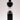 Close-up vertical view of the Dip Devices Rover Dab Pen showing its glass chamber, metal atomizer prongs, black textured mouthpiece, and rounded button.