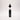 Centered, close-up vertical view of the Dip Devices Rover Dab Pen showing its black mouthpiece, clear glass chamber, and part of the matte black body.