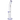 Front view of the 20-inch Titans Cronus Water Pipe, showcasing its clear glass construction and simple cylindrical shape.