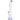 A studio shot of the 20-inch Titans Cronus Water Pipe, featuring a clear glass construction and a sleek, cylindrical shape.