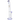 Front view of the 20-inch Titans Cronus Water Pipe, featuring a blue accent and clear glass construction.