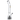 Front view of the 18-inch Titans Oceanus Water Pipe, showcasing its clear glass construction and sleek, curved design.