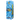 Front view of the 18-inch Titans Oceanus Water Pipe, featuring a blue geometric pattern on its clear glass body.