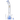 A studio shot of the 18-inch Titans Oceanus Water Pipe, featuring a clear glass construction and a classic beaker shape.