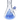 A studio shot of the 18-inch Titans Oceanus Water Pipe, showcasing its clear glass construction and curved neck from a low angle.