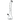 A studio shot of the 18-inch Titans Promethus water pipe, showcasing its clear glass construction and simple form.