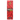 Front view of the 18-inch Titans Promethus Water Pipe, displaying a bright red glass body with a simple cylindrical shape.