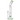 A studio shot of the 18-inch Titans Atlas Water Pipe, featuring a clear glass construction and a simple, cylindrical shape.