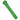 Angled close-up of the bright green DankStop FS13-3.5RD tube showing its flared mouthpiece, embossed logo, and perforated end against a white background
