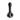 A side view of the ORAFLEX Floral Spoon, a dark glass pipe with a rounded bowl and curved stem.