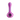 A side view of the ORAFLEX Floral Spoon, a curved glass pipe with a floral-inspired purple hue.