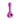 A front view of the ORAFLEX Floral Spoon, a purple glass pipe with a curved design and visible joint.