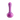 Front view of the ORAFLEX Floral Spoon, a purple glass piece with a rounded, spoon-shaped design.