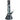 Front view of the Silicone Beaker, a dark-colored glass piece with a wide base and slightly curved neck.