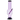 Front view of the 12-inch JM Plastics Large Skull Base with Carb Hole Acrylic Water Pipe, showcasing its translucent purple form.
