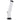 Front view of the 12-inch JM Plastics Straight Tube Bent Neck with Grip and Carb Hole Acrylic Water Pipe, showing a clear tube with a textured grip.