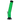 A straight-on view of the 12-inch JM Plastics Straight Tube Bent Neck with Grip and Carb Hole Acrylic Water Pipe, showcasing its clear, tubular design.