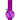 Front view of the 9-inch JM Plastics Bubble Base with Carb Hole Acrylic Water Pipe, showcasing its clear purple construction.