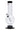 Front view of the 9-inch JM Plastics Bubble Base with Carb Hole Acrylic Water Pipe, showcasing its clear acrylic construction and rounded base.