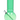 A front view of the 12-inch JM Plastics Large Bubble Base Acrylic Water Pipe, showing its clear green acrylic construction.