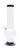 Front view of the 12-inch JM Plastics Large Bubble Base Acrylic Water Pipe, showing a clear, cylindrical base.