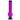 Front view of the 12-inch JM Plastics Evil Eye Pyramid Bubble Base Acrylic Water Pipe, showcasing its vibrant purple hue and unique pyramid base.