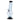 Front view of the 9-inch JM Plastics 420 Coin Base with Grip Acrylic Water Pipe, showing a clear plastic tube with a wide, circular base.