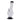 A front view of the 9-inch JM Plastics 420 Coin Base with Grip Acrylic Water Pipe, showcasing its clear construction and circular base.