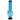 Front view of the JM Plastics Large Bubble Base with Grip Acrylic Water Pipe, showcasing its clear blue construction and cylindrical form.