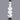 A front view of the 12-inch JM Plastics Triple Bubble Acrylic Water Pipe, showing its clear, stacked bubble design.