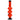 Front view of the 12-inch JM Plastics Triple Bubble Acrylic Water Pipe, showcasing its stacked, bulbous design against a plain white background.