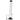 Tall, centered studio shot of the JM Plastics Diamond Base with Carb Hole Bong - 12 in. showing its clear glass tube, diamond-shaped chamber, black base and removable metal downstem.