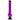 Front view of the 12-inch JM Plastics Diamond Base with Carb Hole Water Pipe, showing a purple glass pipe on a black surface.
