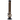 A front view of the 12-inch JM Plastics Diamond Base with Carb Hole Water Pipe, showcasing its clear glass construction and simple base.