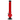 Front view of the 12-inch JM Plastics Diamond Base with Carb Hole Water Pipe, showing a clear glass base and simple cylindrical shape.
