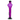 JM Plastic JM Plastics Skull Top with Carb Hole Acrylic Bong - 12 in. Purple