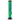 Vertical studio shot of the JM Plastics Flame Straight Tube with Carb Hole Acrylic Bong showing a green tube with blue flame decals.