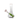 Front view of the Flower Vase Bong, a clear glass piece with a classic beaker shape and a slightly flared mouth.