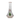 Front view of the Flower Vase XL Bong, a tall glass piece with a flared base and simple, clear design.
