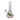 Front view of the Flower Vase XL Bong, showcasing a clear glass vase with a detailed, floral pattern against a plain white background.