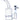 Front view of the 9-inch Bent Neck with Honeycomb Perc Water Pipe in clear glass, angled slightly to show the neck and base.