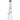 A front view of the 16-inch DankStop Beaker with Perc & Color Mouthpiece, showing a clear glass tube with a blue mouthpiece.