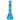 Front view of the 14.7-inch Octopus Beaker Water Pipe, a blue glass beaker with a detailed octopus design.